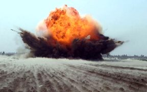 انفجار کنترل‌شده در غرب بندرعباس روی داد