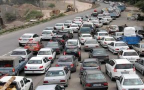 ترافیک سنگین در جاده‌های شمال کشور و مسیرهای منتهی به مشهد