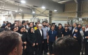 افتتاح واحد تولید نخ‌های تخصصی با حضور معاون اول رئیس‌ جمهور در قم