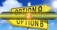 سهم معاملات آپشن در بازار مشتقات بیت کوین تقریباً دو برابر شد