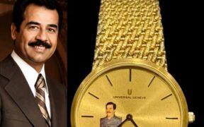 کلکسیون ساعت‌های سوئیسی سفارشی صدام حسین